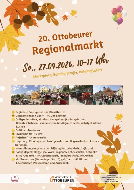 Regionalmarkt Ottobeuren 2026 Regionalmarkt Ottobeuren 2026