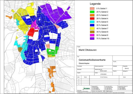 Gebietsabflussbeiwertkarte