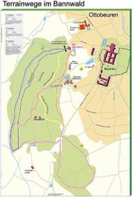 Margtgemeinde Ottobeuren | Terrainwegekarte